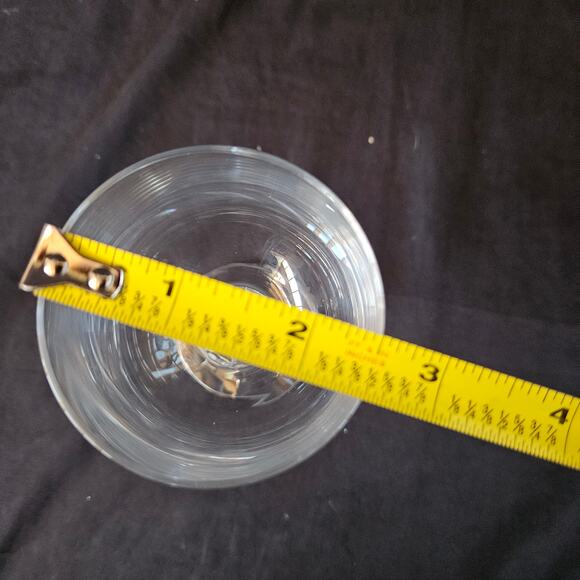 Bohemia Crystal Claudia Water Goblet Wine Glasses Set of 4 Ball Stem 5.5" - Picture 7 of 7